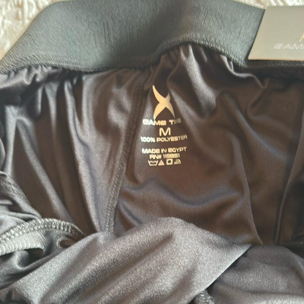 Game Time Active Rapid Dry Tech Black Shorts - Med 32-35 waist NWT - Picture 11 of 11